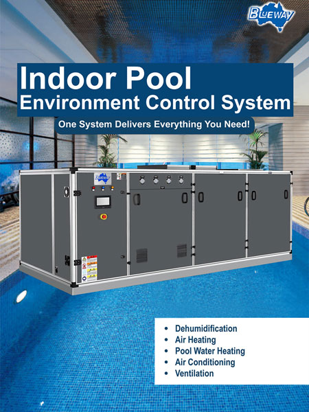 Kolam njero ruangan Pemanasan Cooling Dehumidification