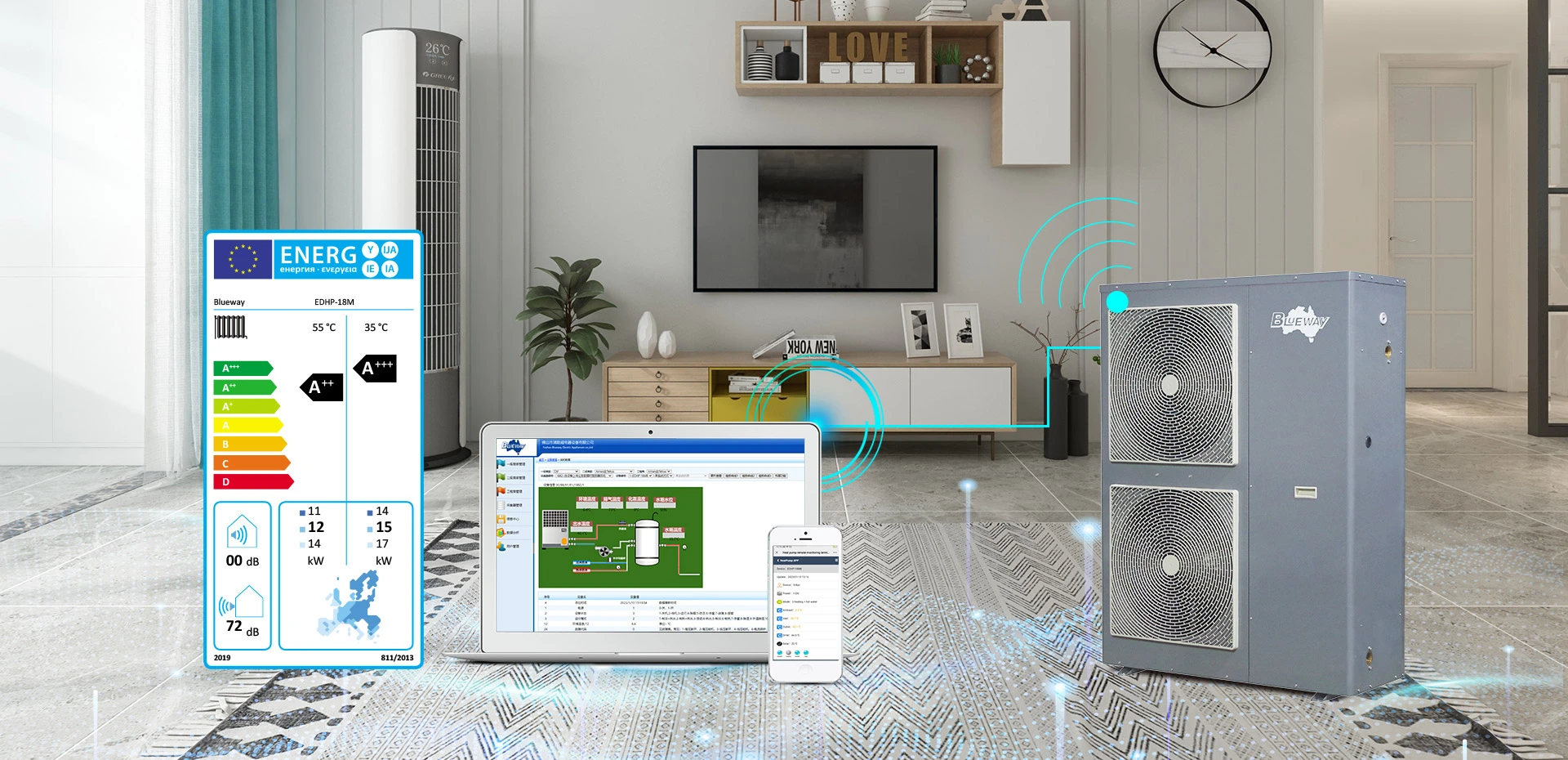 Produsen Heating Cooling Heat Pump